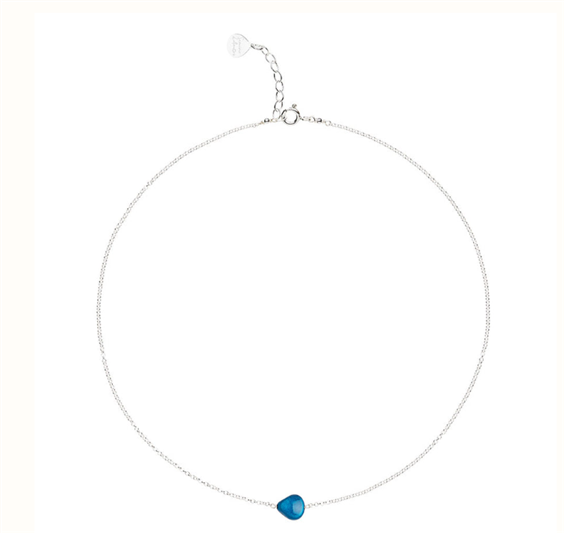 Collana Rosso Prezioso Donna Semino d'Amore in Argento 00405SE/B PROFONDO BLUE - 00405SE/B PROFONDO BLUE